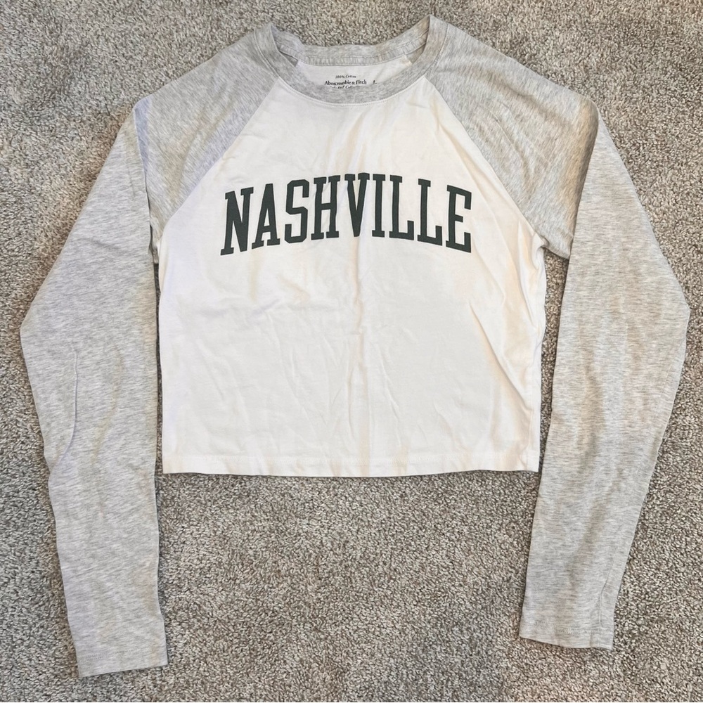 Long sleeve crop top